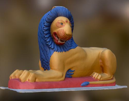 Recumbent lion