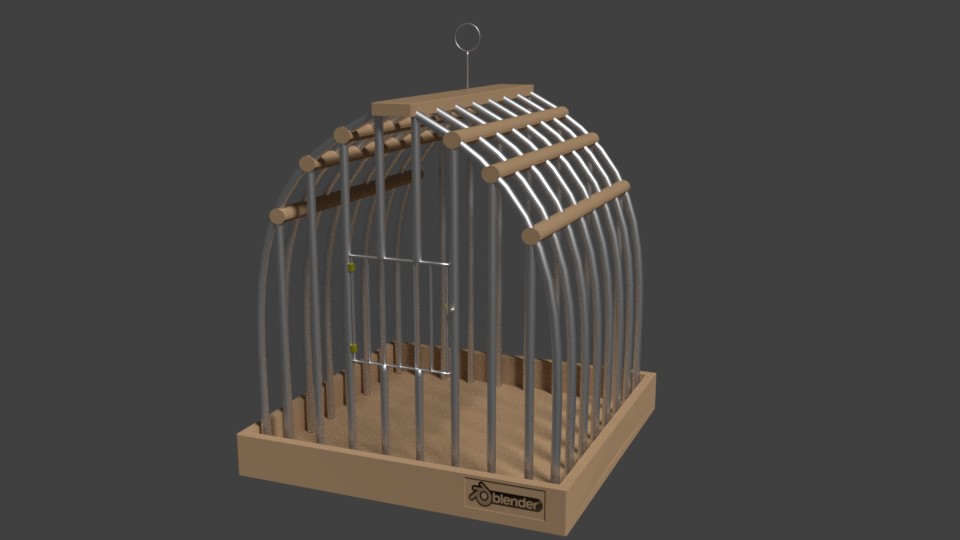 Modern bird cage