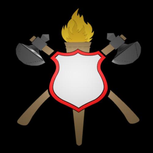 BrasÃÂ£o de Bombeiros em 3D (Fireman - Logo)