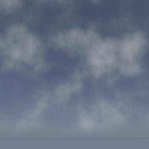 Animatable sky without external textures