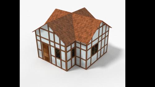 Medival home(High poly)