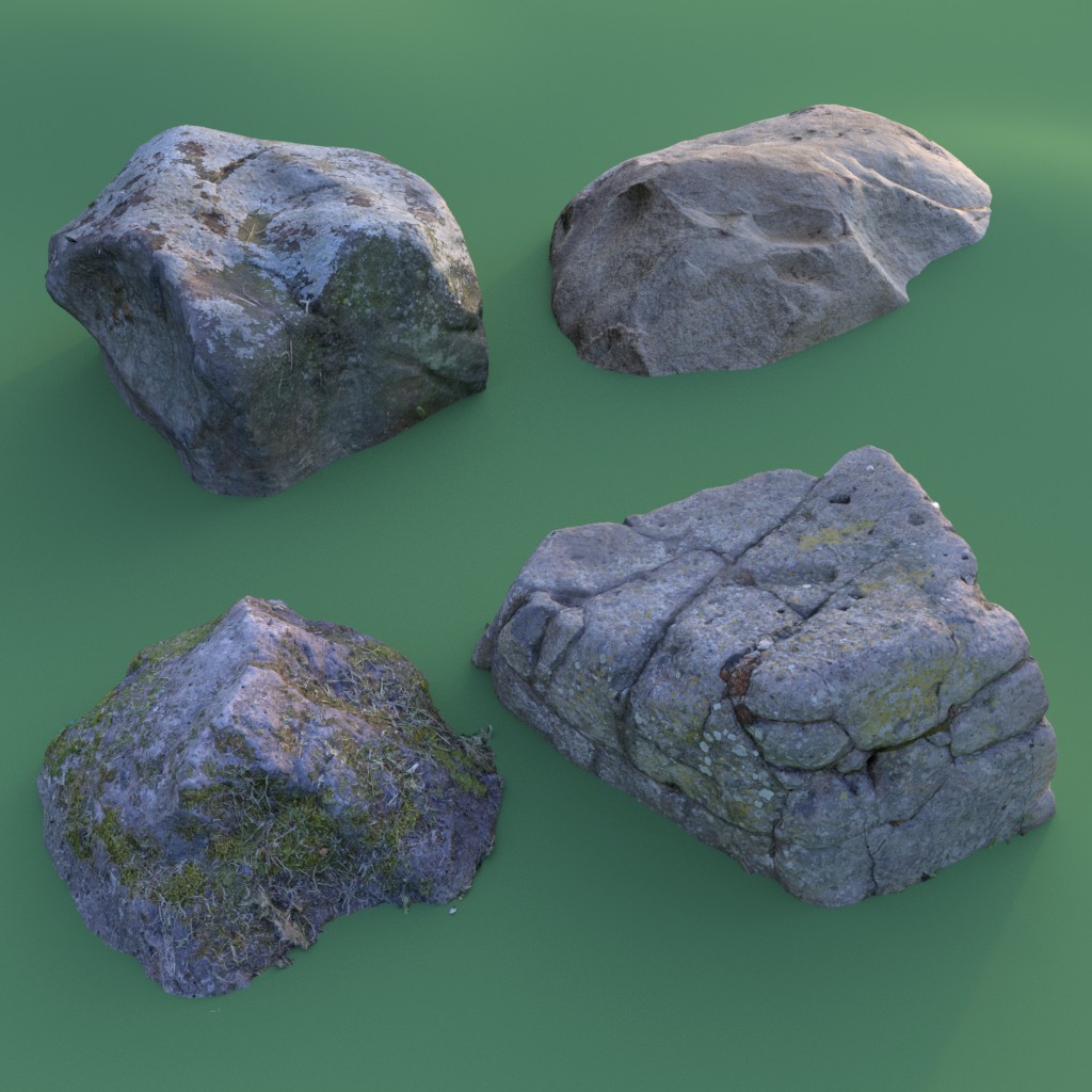 Stone Pack 1 (photoscanned)