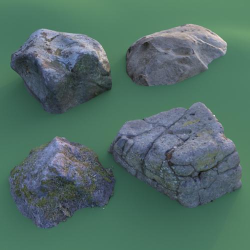 Stone Pack 1 (photoscanned)