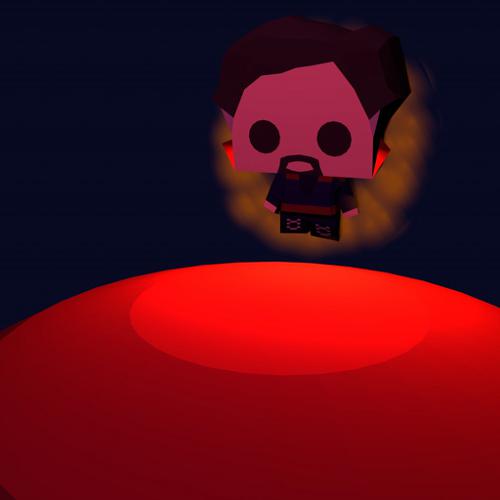 Doctor Strange Low Poly Chibi
