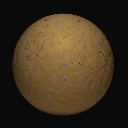 Procedural metal peeling paint