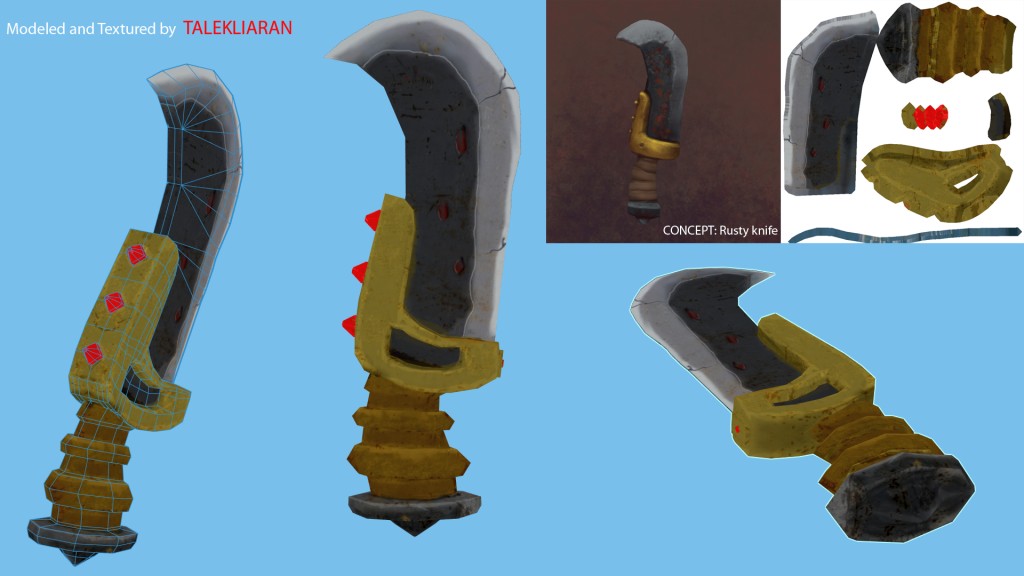 Handpainted y Lowpoly