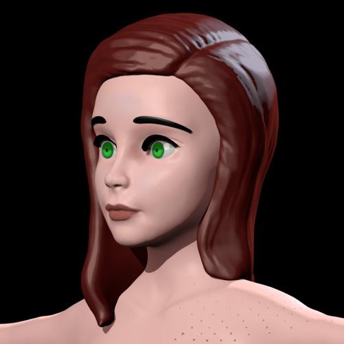 Stylized Girl Joan