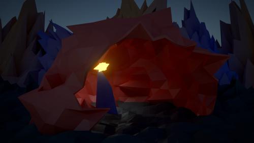 Low Poly Cave
