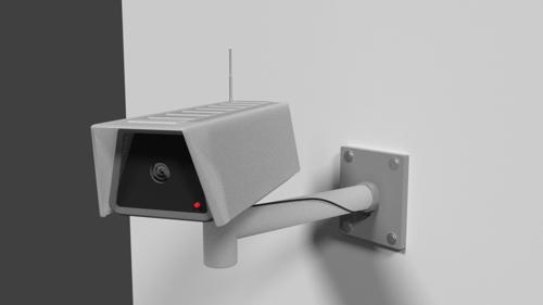 Surveillance camera with animations