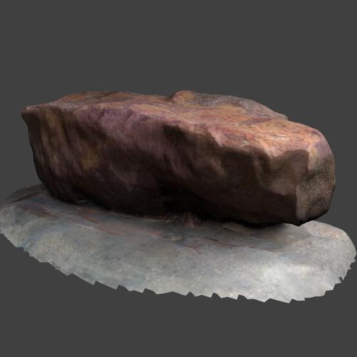 Scanned realistic rock (high poly)