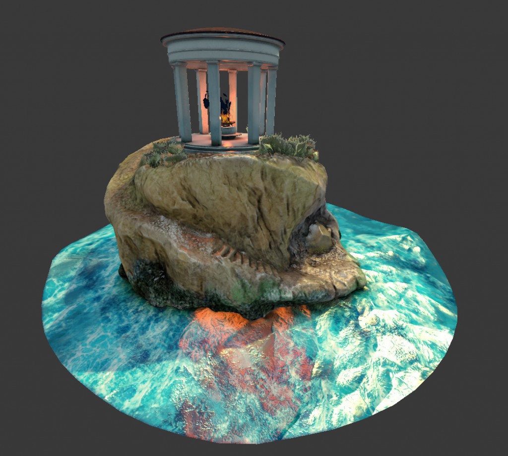 Misterious rotunda at Krestovsky island