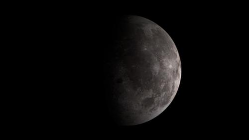 Simple Moon with nodes and texture (updated)