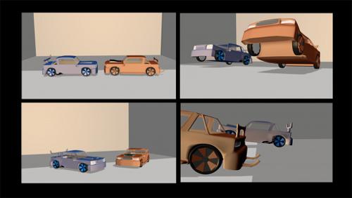 Twin cars