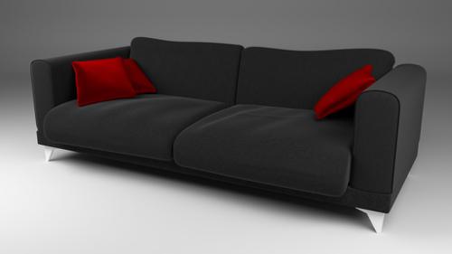Realistic couch