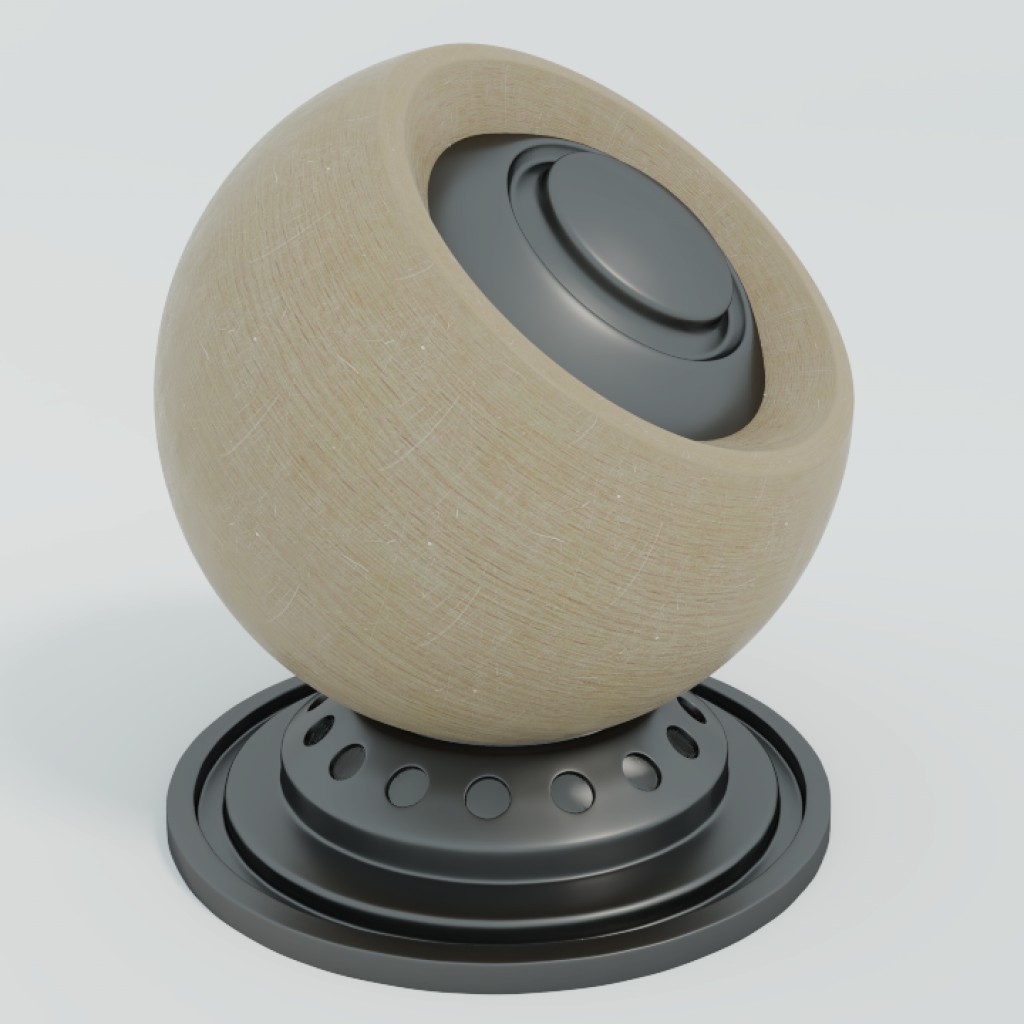 Scratched wood Material