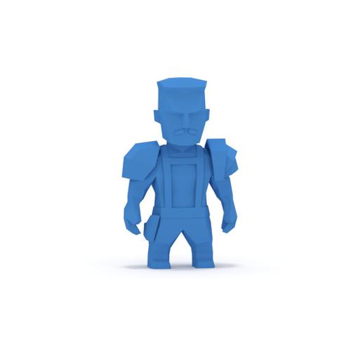 Low poly soldier