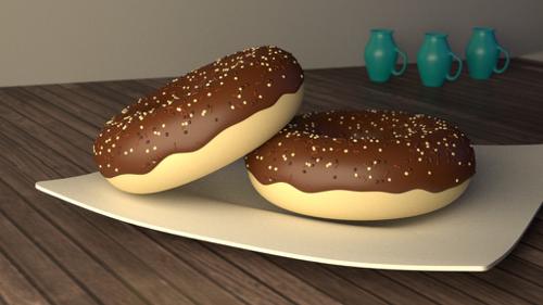Donut And Coffee Cup