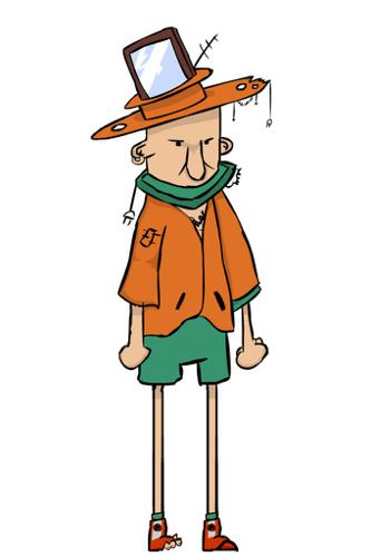 cartoon head bliat