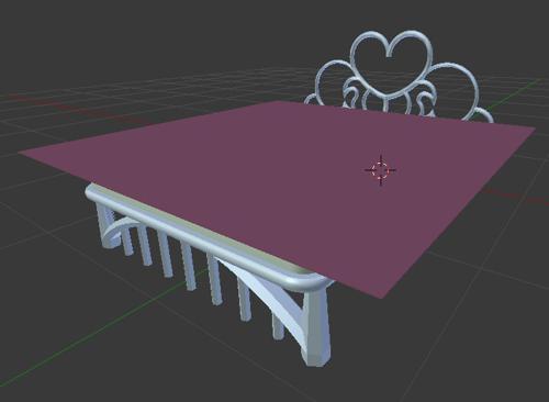Simple Double Bed