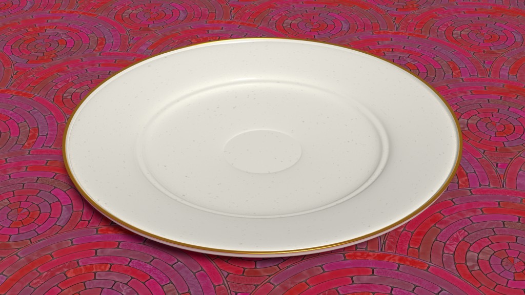 Chinese porcelain dinner plate