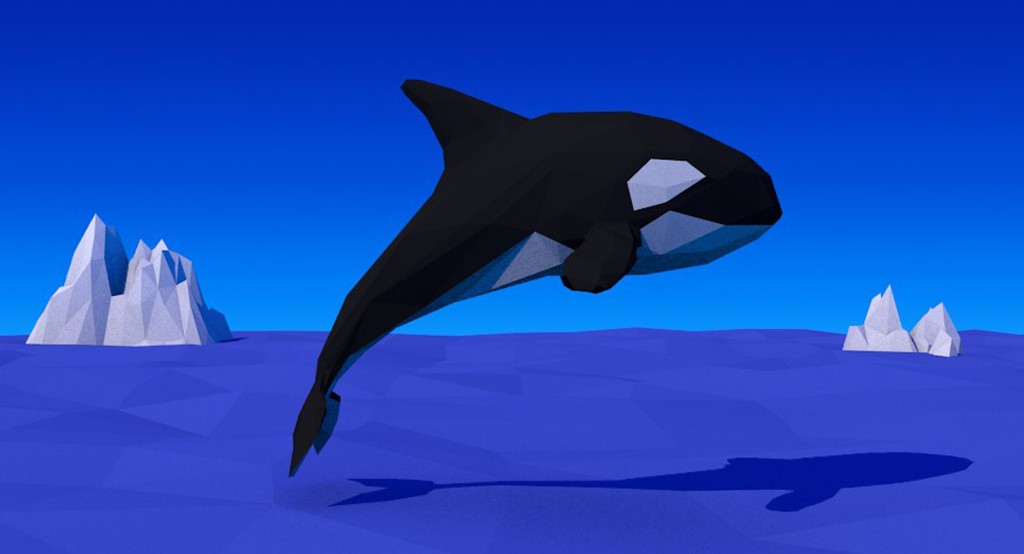 Low Poly Orca