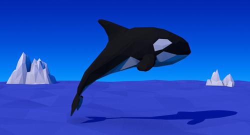 Low Poly Orca