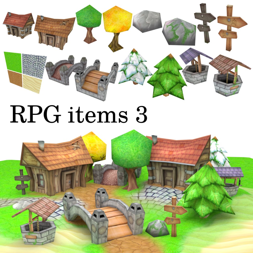 Low-Poly RPG Item Collection 3
