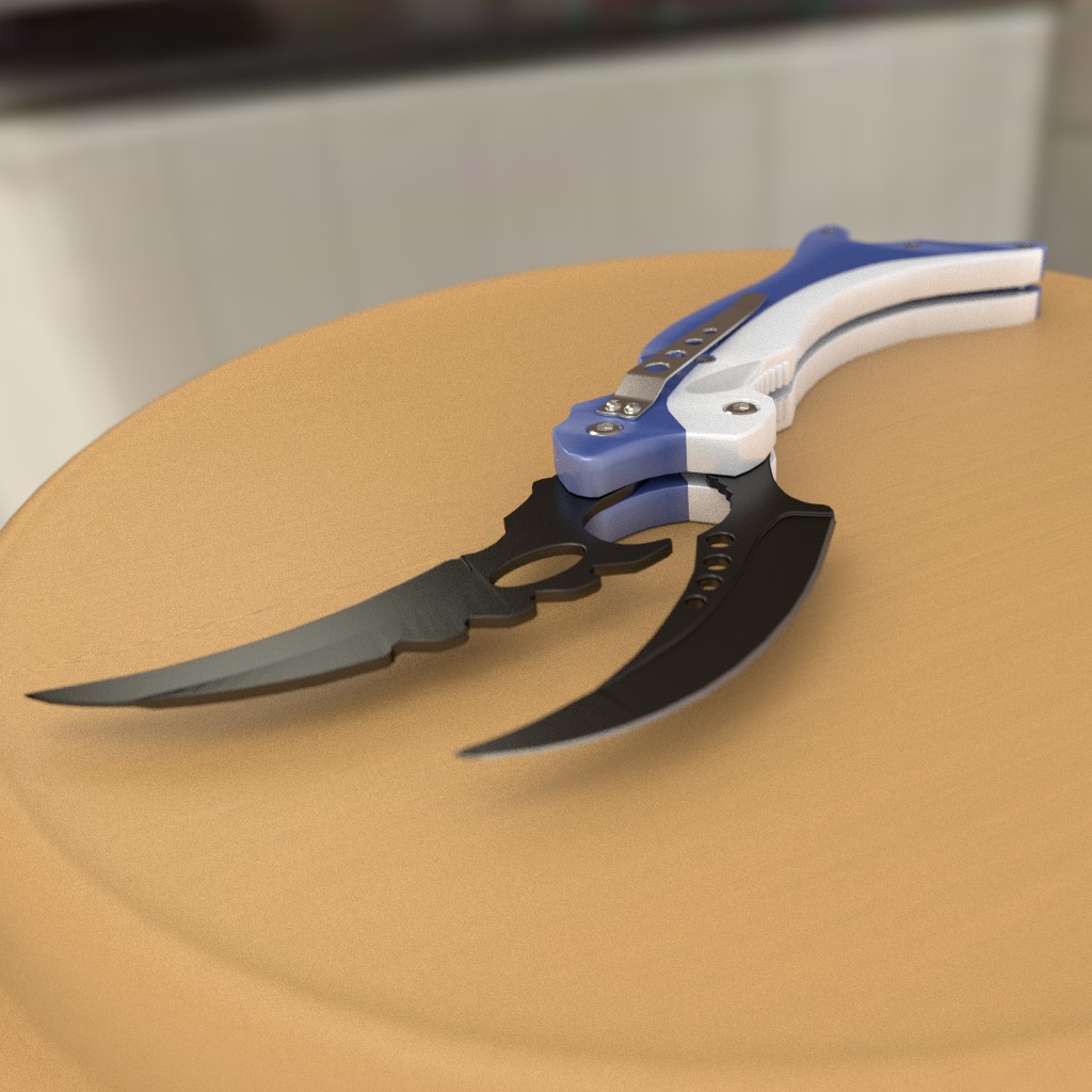 Double Blade Knife