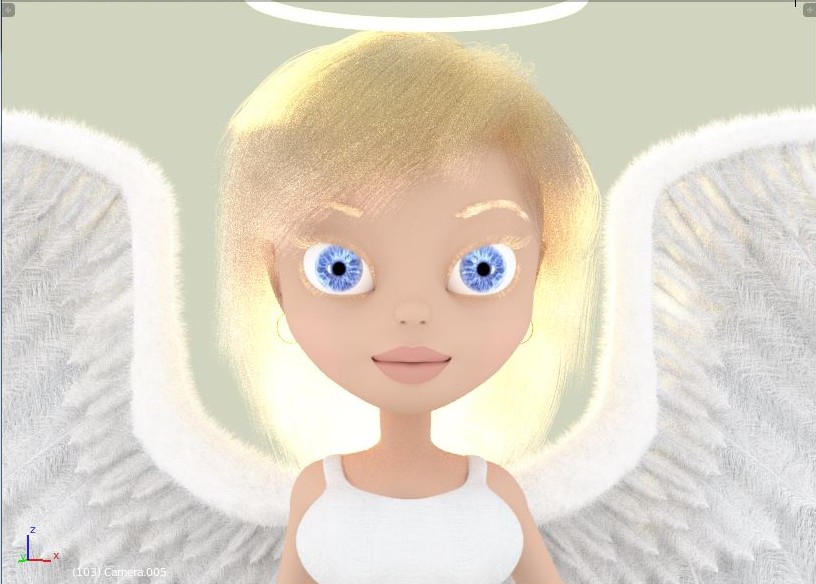 Ellie the Angel in 3D