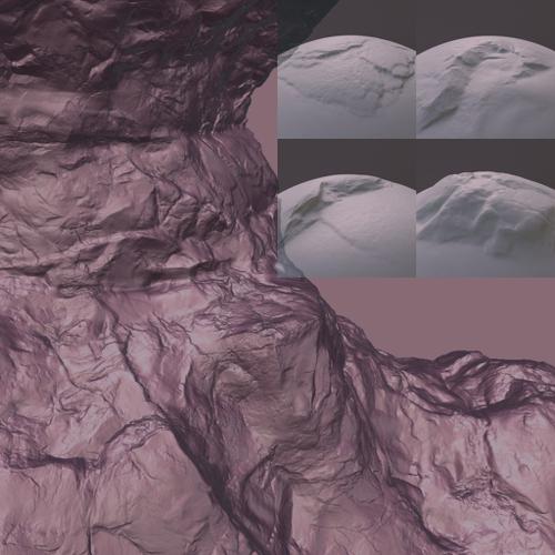 rock brushes (photoscanned)