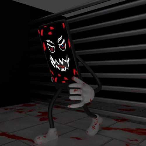 Creepy Phone Character