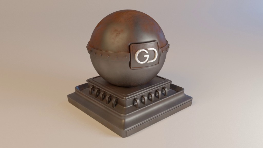 Industrial Rusty Iron procedural material for Cycles