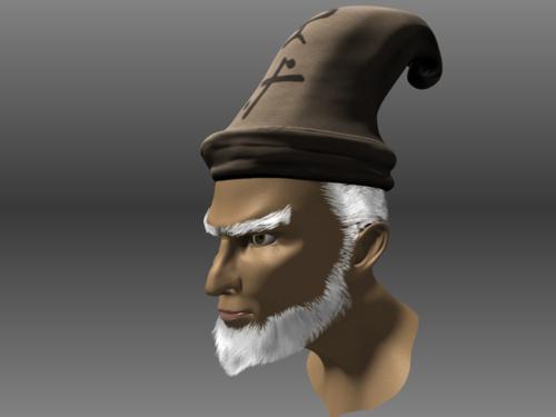 old religious man head