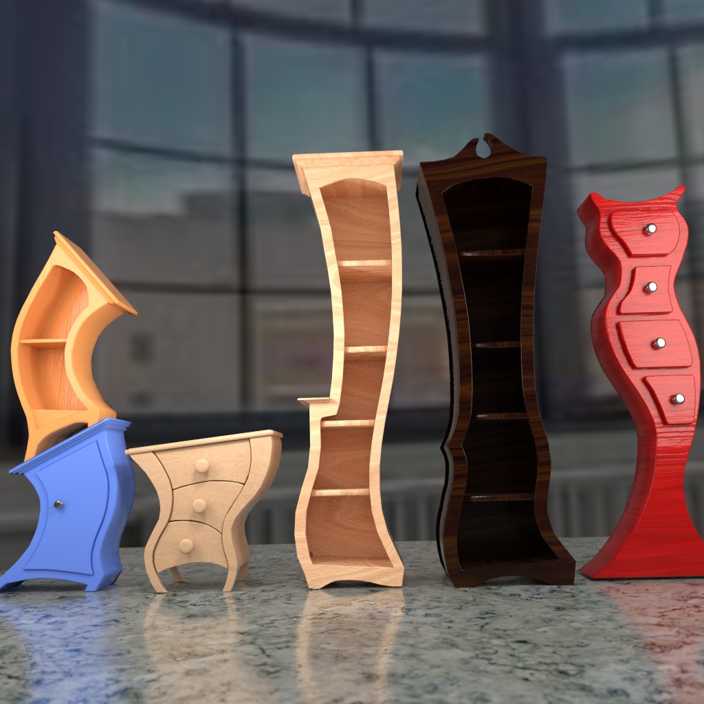 Funky Furniture Set [ Vol.1 ]