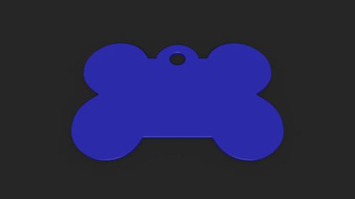 Dog Tag (Bone Shape)