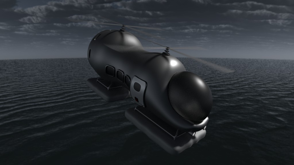Futuristic Helicopter