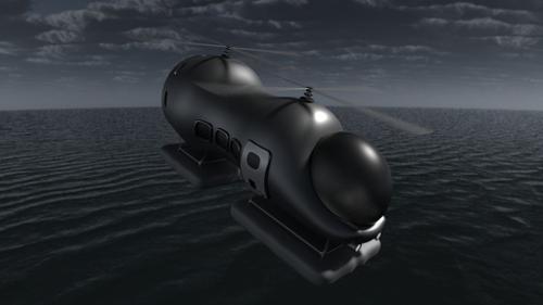 Futuristic Helicopter