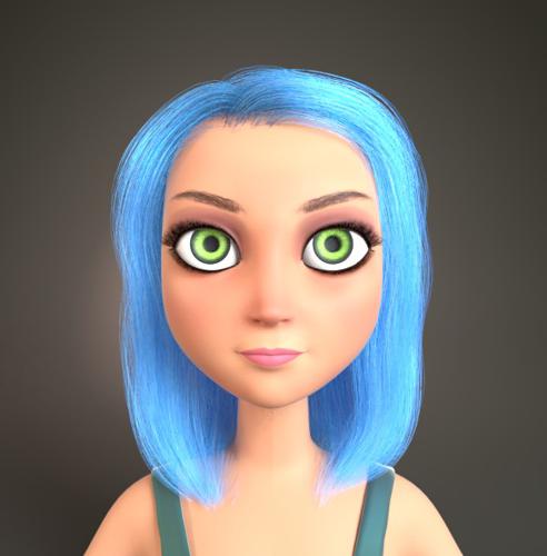HairTestModel_BlenderBuzz