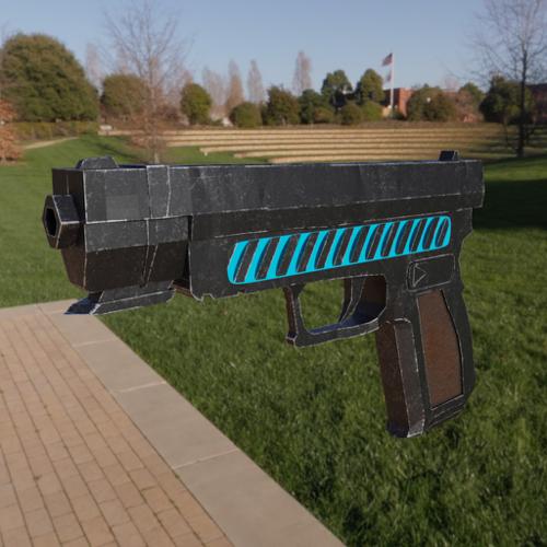 Sci Fi Pistol Gun