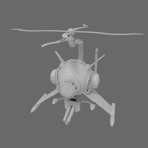 Steampunk Helicopter