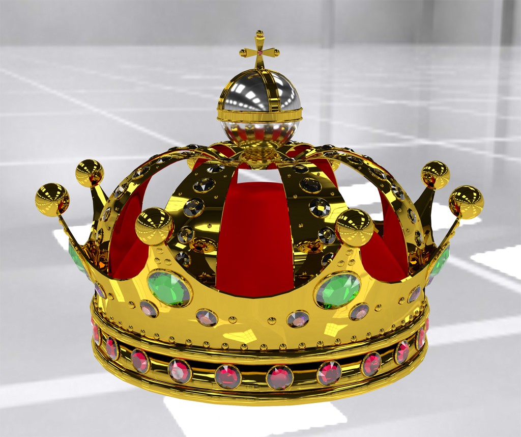 Golden crown with Diamonds