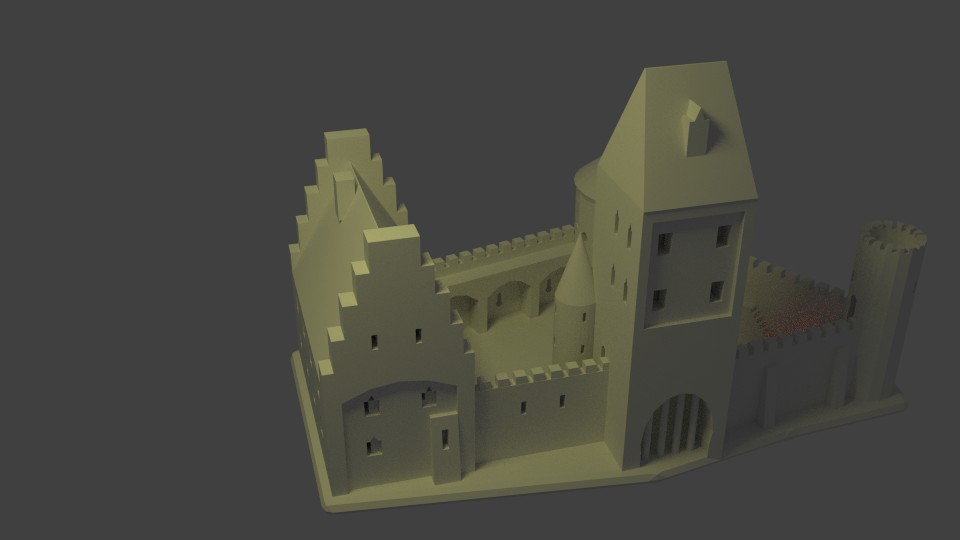 medieval castle (printable)