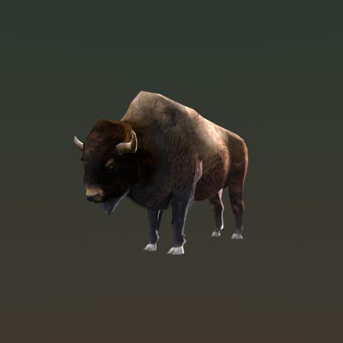 byson - low poly byson with rig