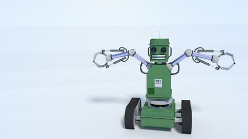 80's styled Robot