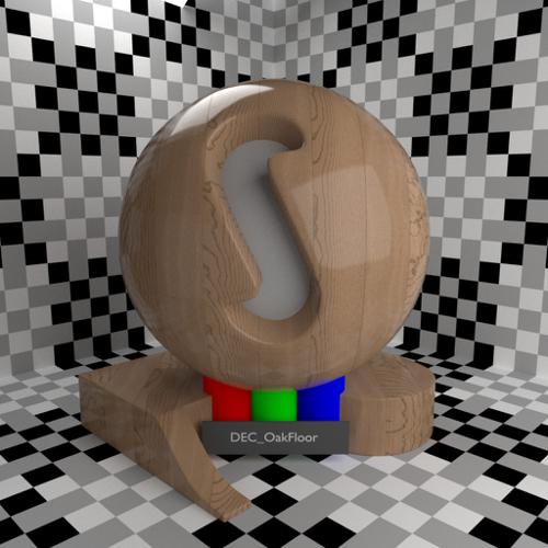 Cycles Procedural Oak Floor Shader