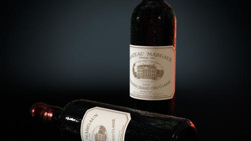 WINE BOTTLE CHATEAU MARGAUX  2000 EDITION