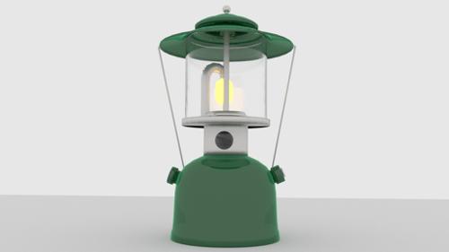 Coleman-Inspired Naphtha Lantern