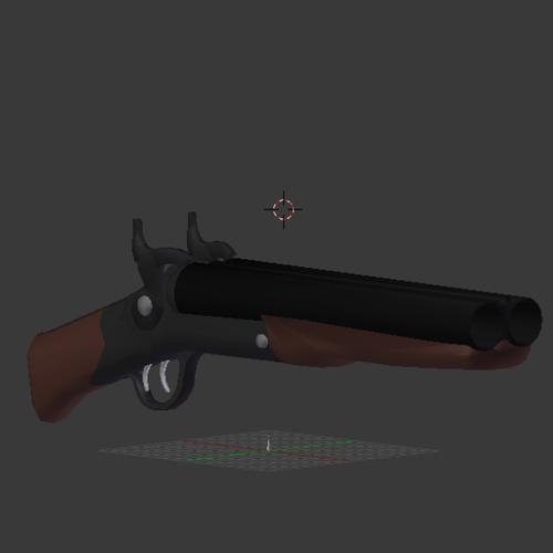 10ga Double-Barrel Sawed-off Shotgun