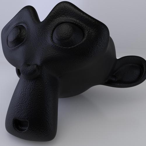 Black Procedural Leather