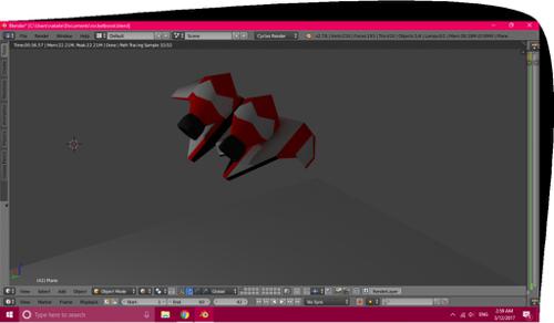 Basic jet pack with wings